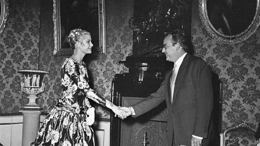 Грейс Келли и князь Ренье III, 1955