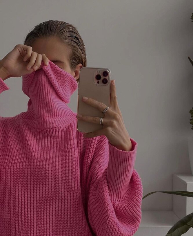 CHANEL PRE-OWNED Розовый джемпер / свитер для женщин – купить в интернет магазине с доставкой
