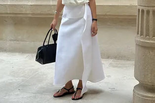 Белая юбка из льна — лучшая покупка лета. 5 лучших вариантов 