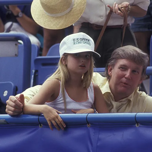 10-летняя Иванка с Дональдом Трампом, 1991 год