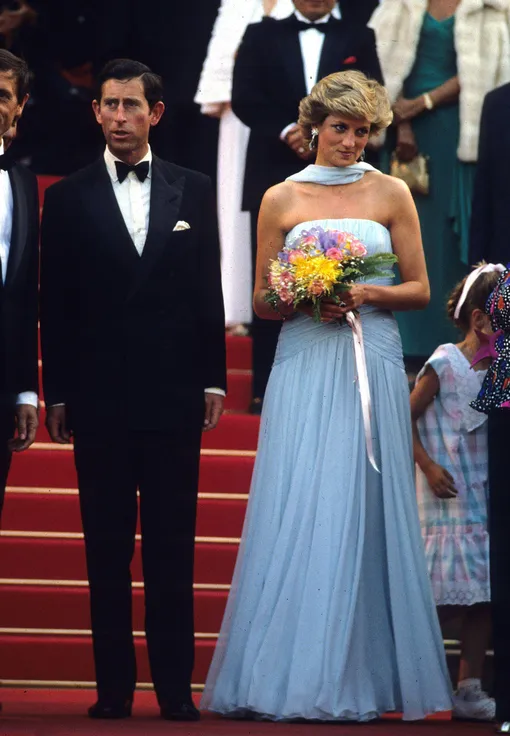 Принц Чарльз и принцесса Диана на Каннском фестивале, 1987