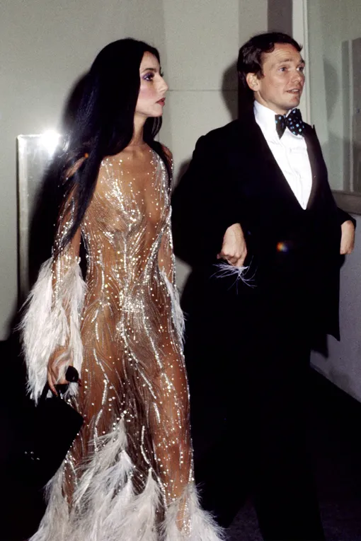 Боб Маки и Шер на The Met Gala, 1974 год