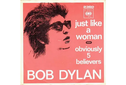 Обложка сингла Just Like a Woman, Bob Dylan, 1966