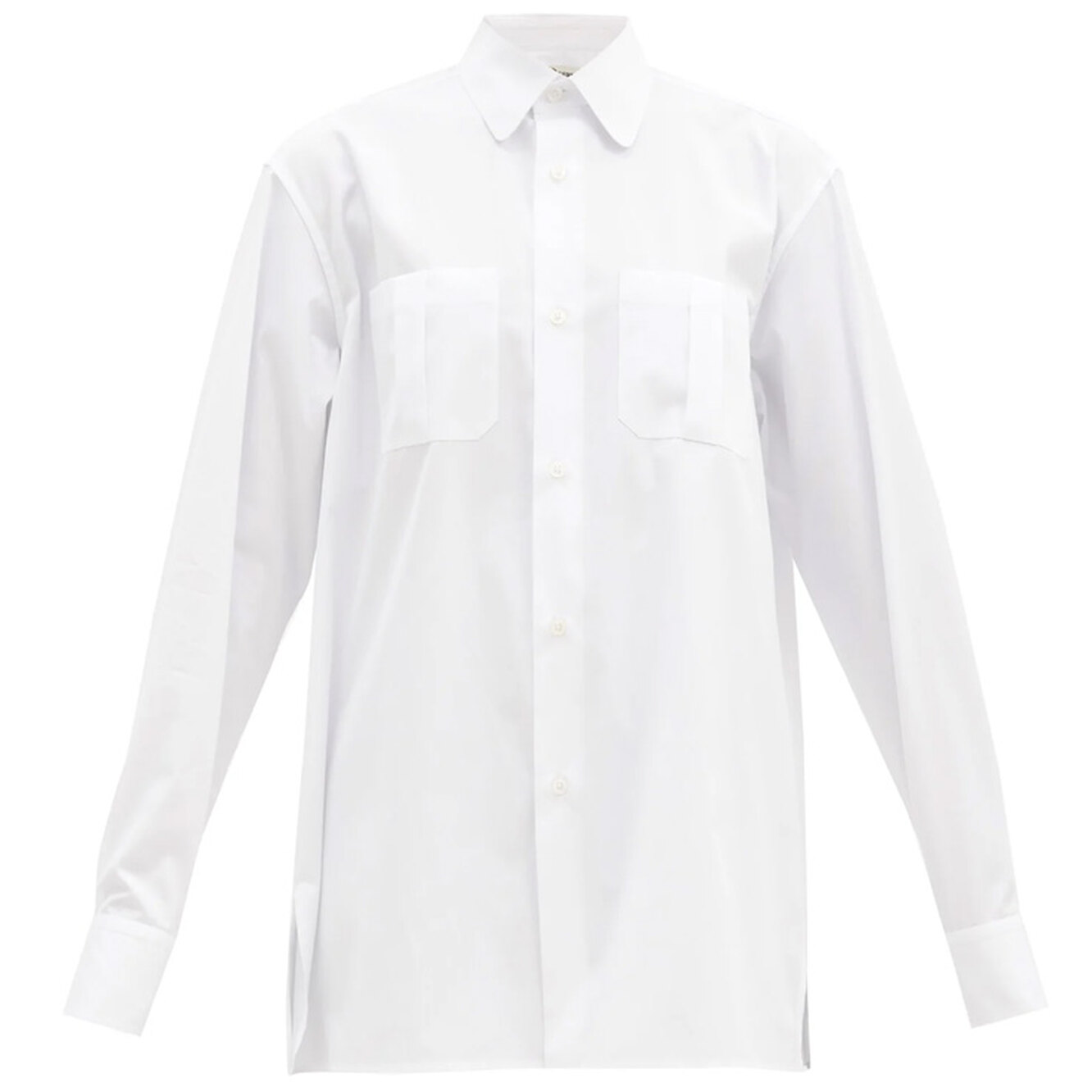 Кипельно белая рубашка